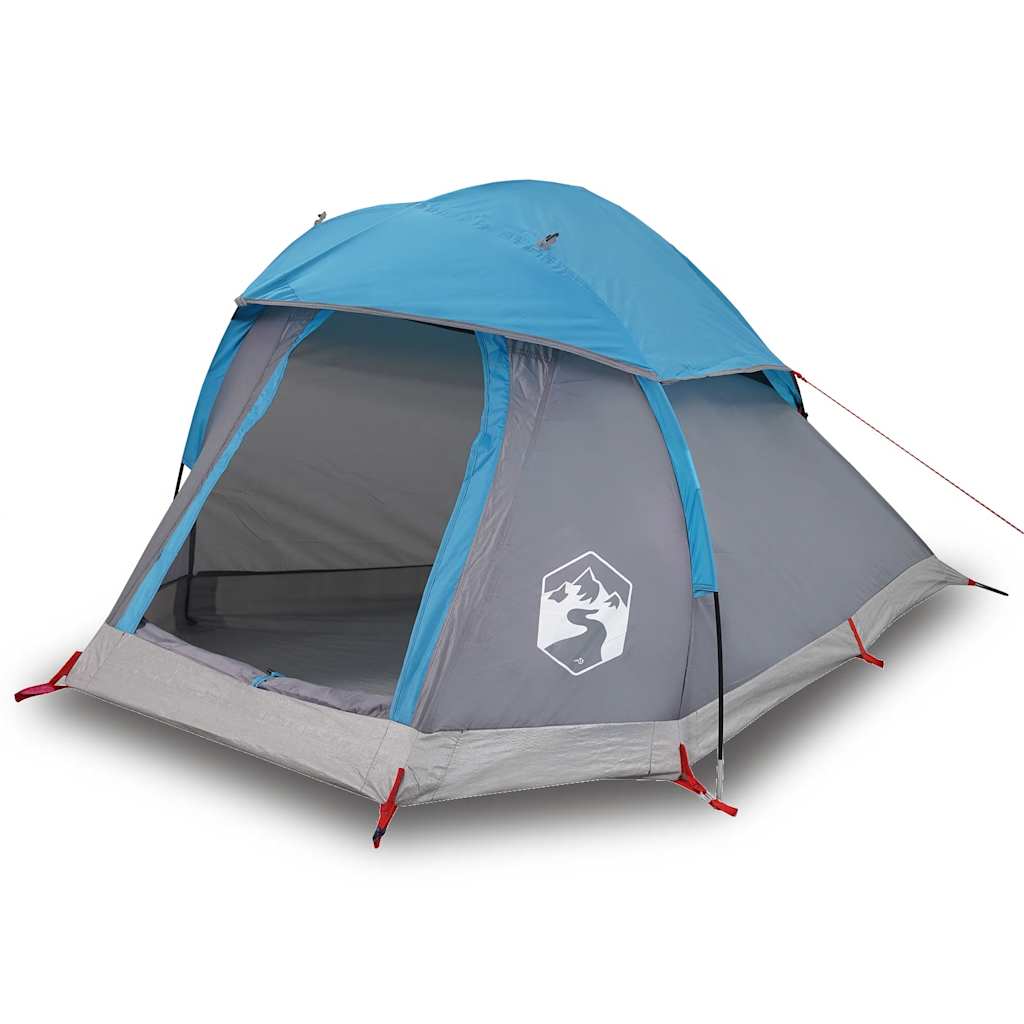 Tente de camping à dôme 1 personne bleu imperméable Tentes vidaXL