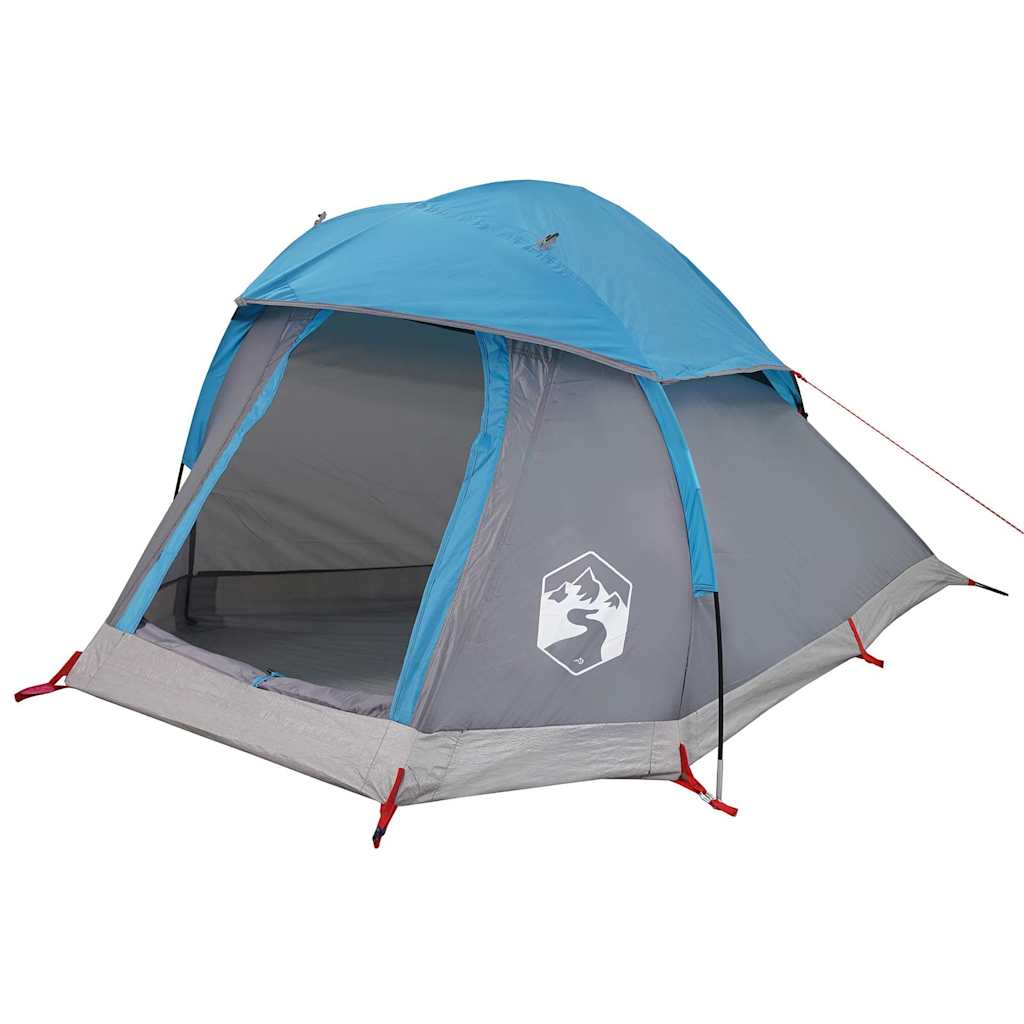 Tente de camping à dôme 1 personne bleu imperméable Tentes vidaXL