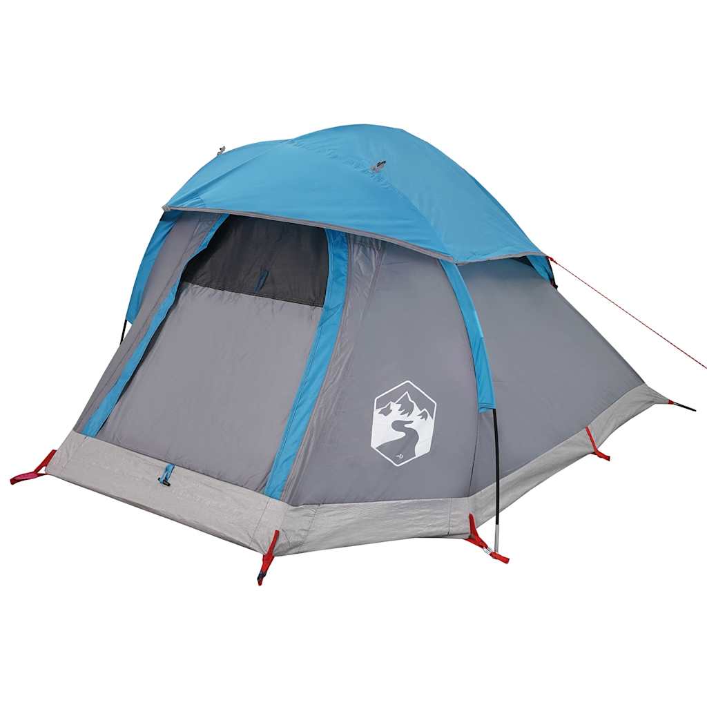 Tente de camping à dôme 1 personne bleu imperméable Tentes vidaXL