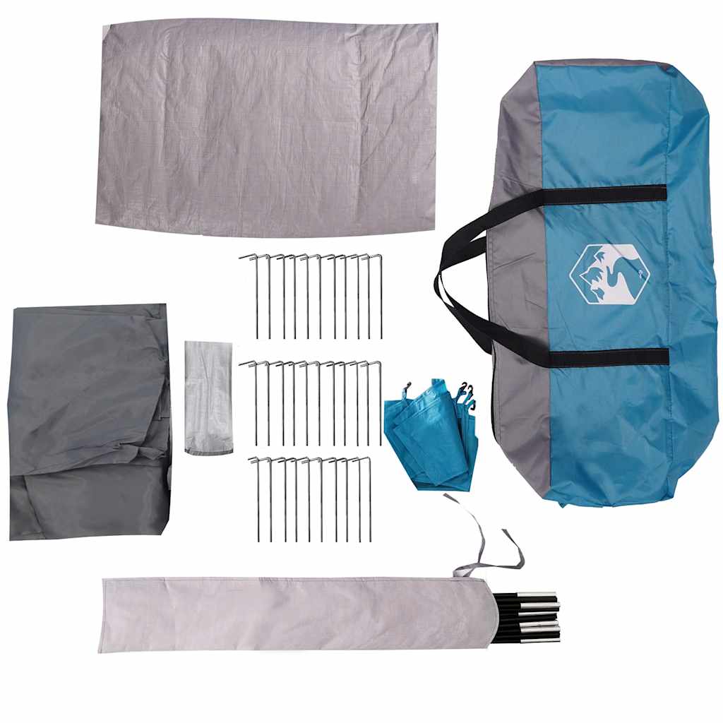 Tente de camping à dôme 1 personne bleu imperméable Tentes vidaXL