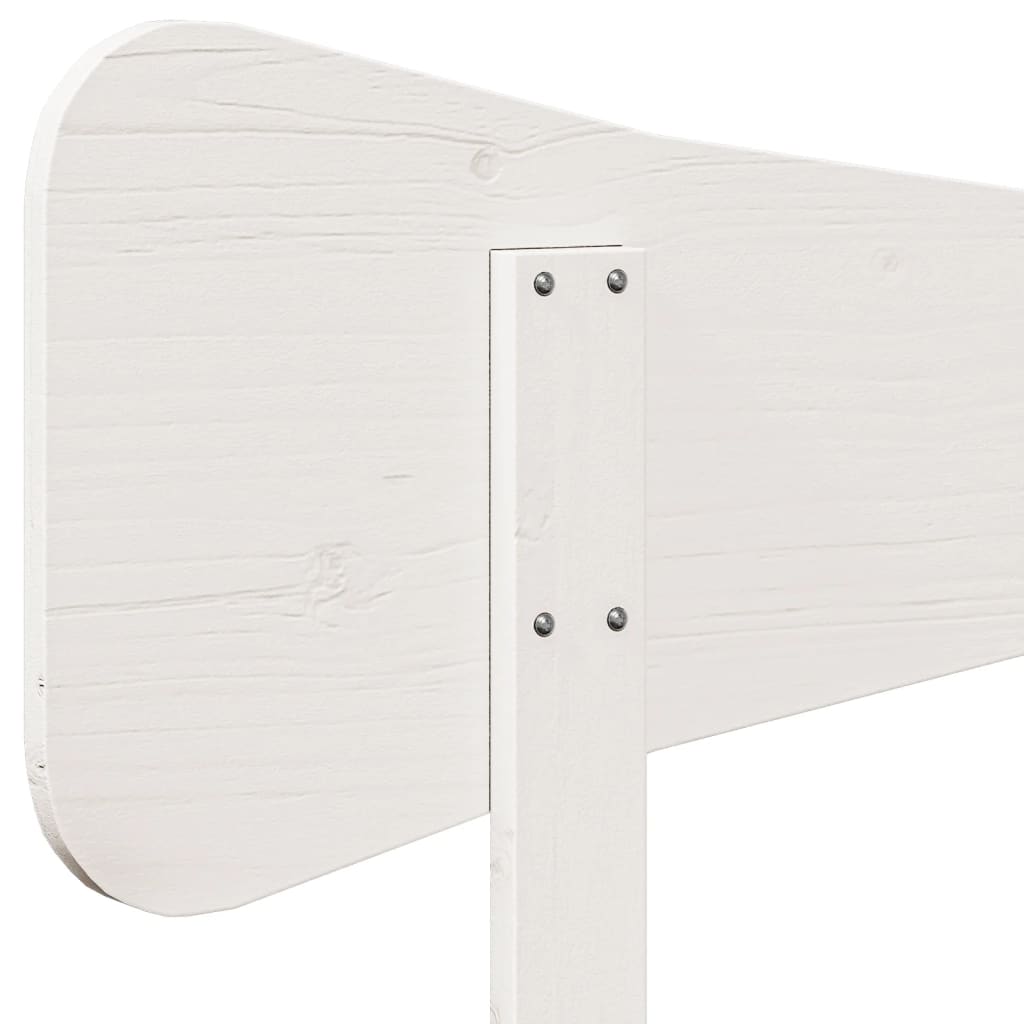 Tête de lit blanc 200 cm bois massif de pin - XIOS