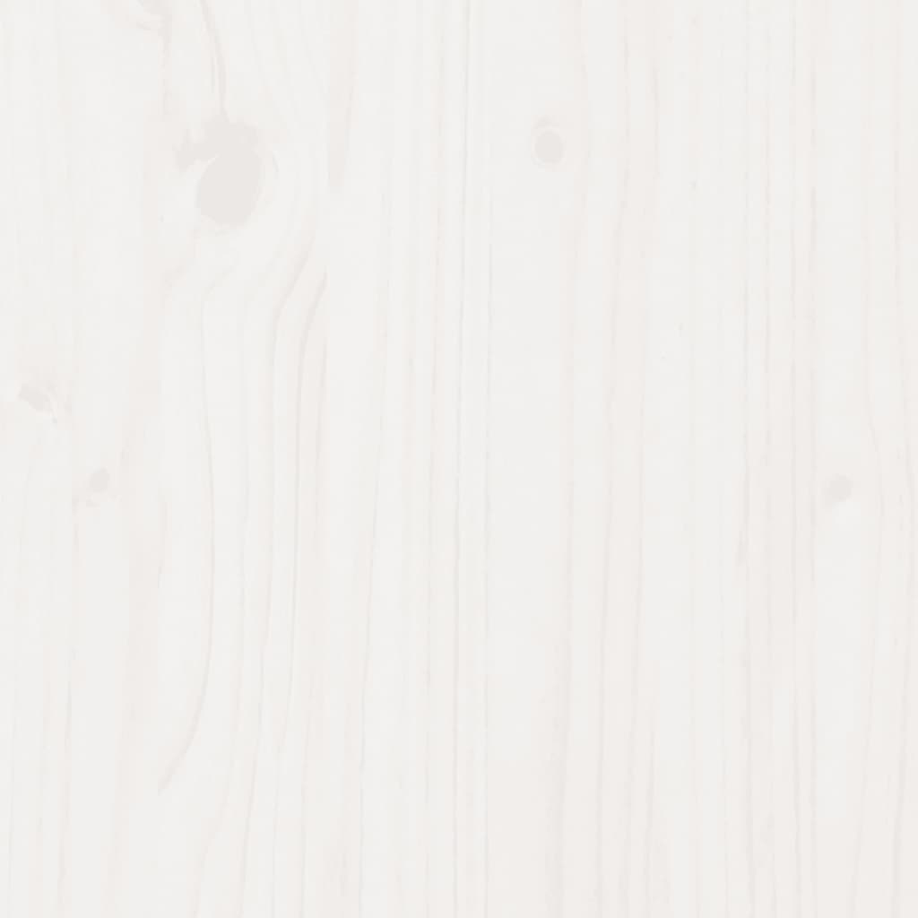 Tête de lit blanc 135 cm bois massif de pin - XIOS