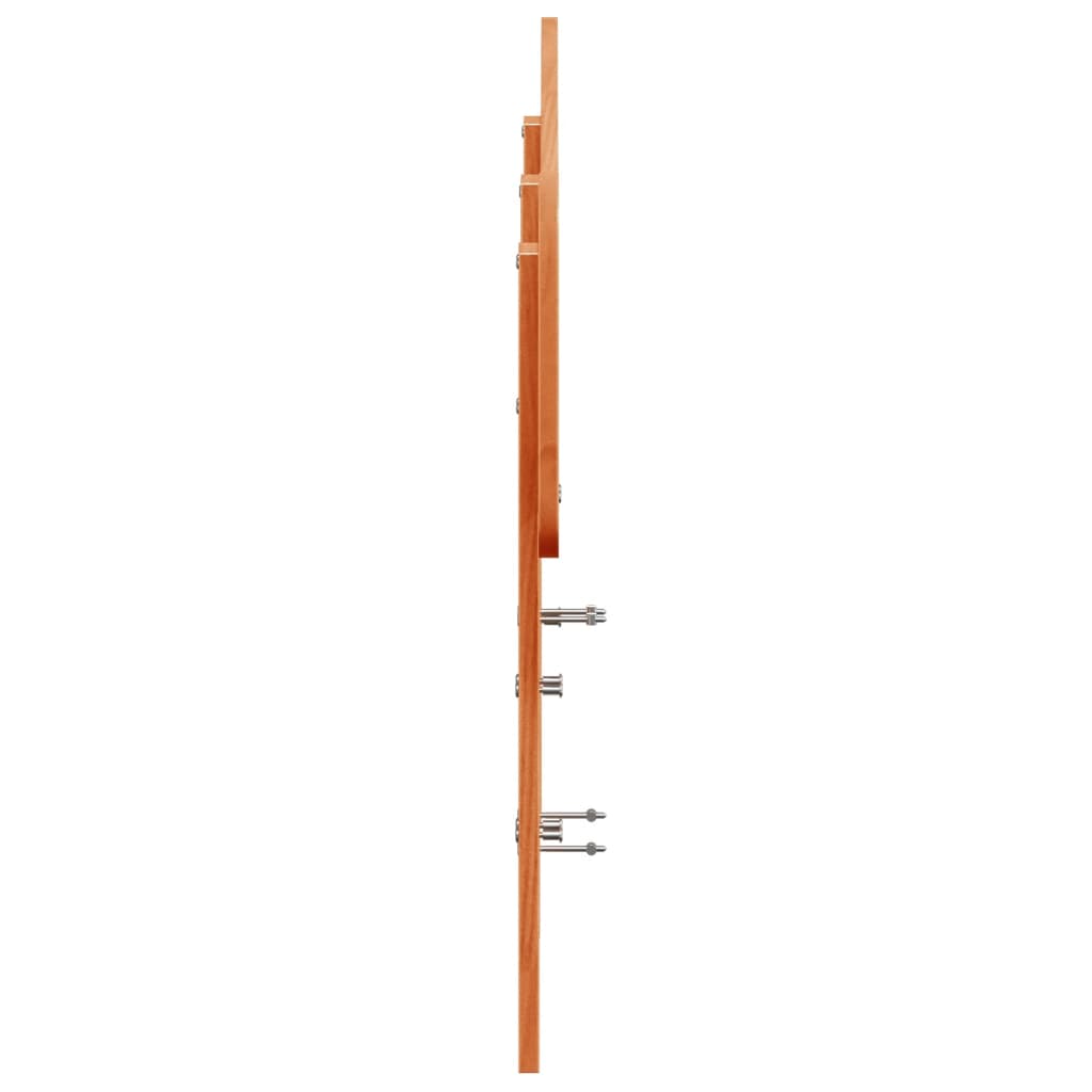 Tête de lit cire marron 120 cm bois massif de pin - XIOS
