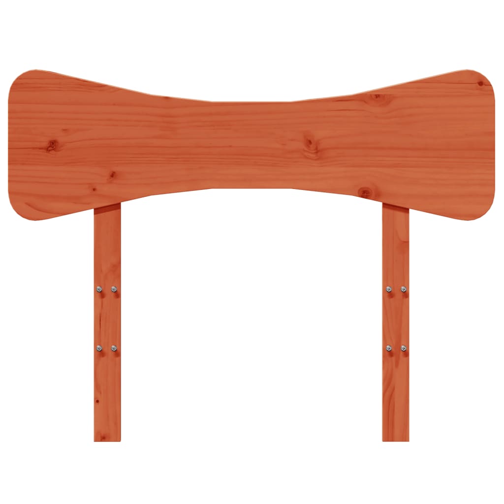 Tête de lit cire marron 75 cm bois massif de pin - XIOS