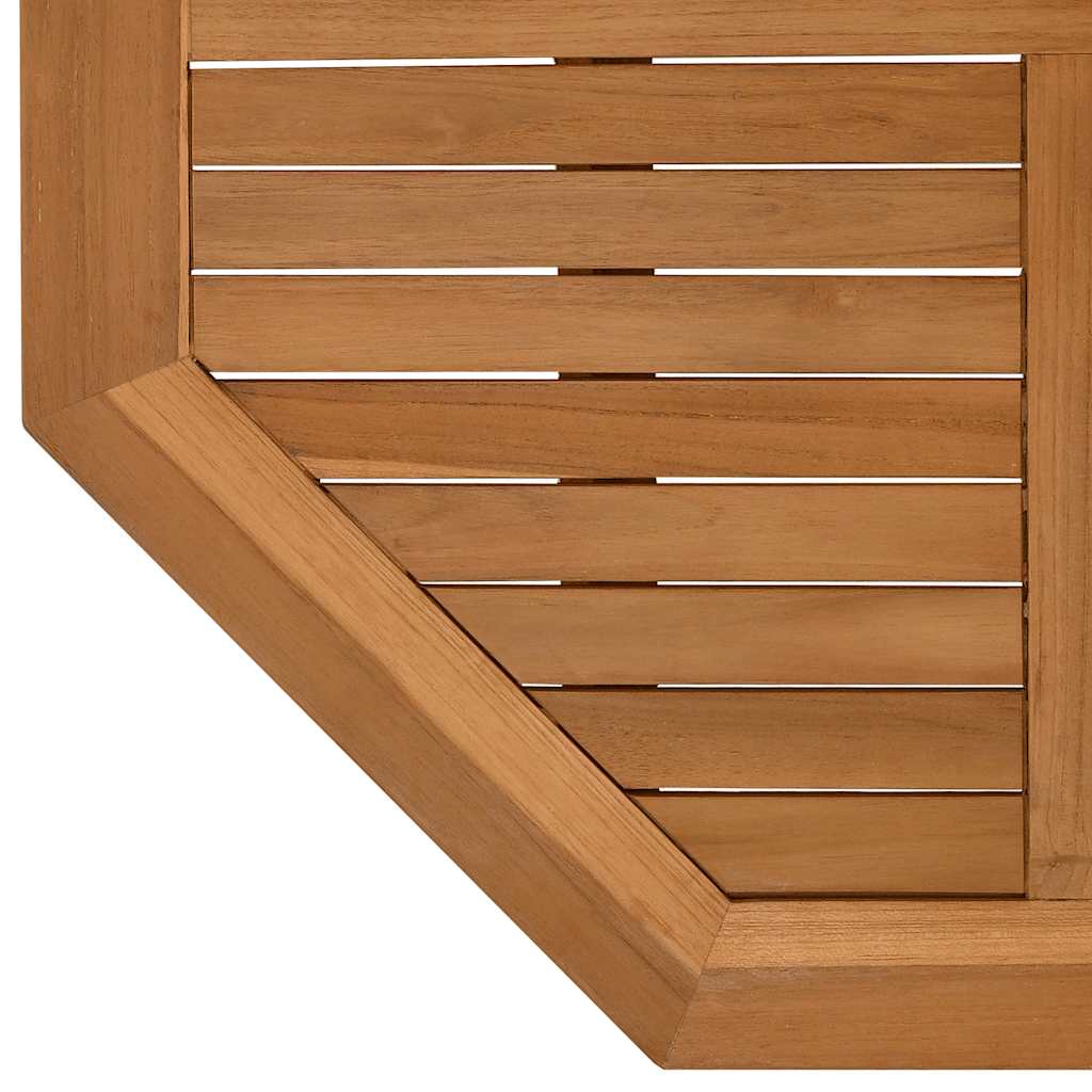 Dessus de table 90x90x2,5 cm octogonal bois de teck massif - XIOS