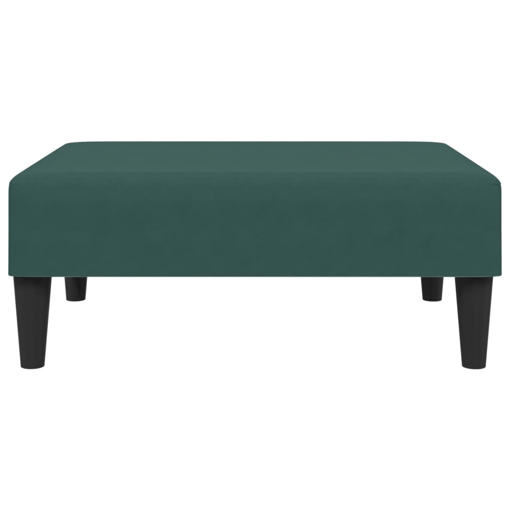 Ensemble de canapés 2 pcs avec coussins vert foncé velours - XIOS