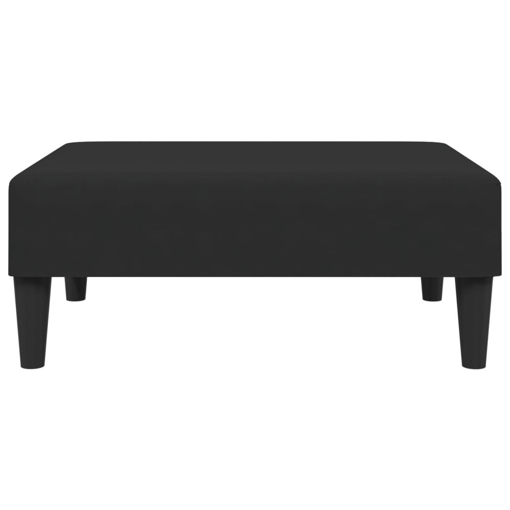 Ensemble de canapés 2 pcs avec coussins noir velours - XIOS