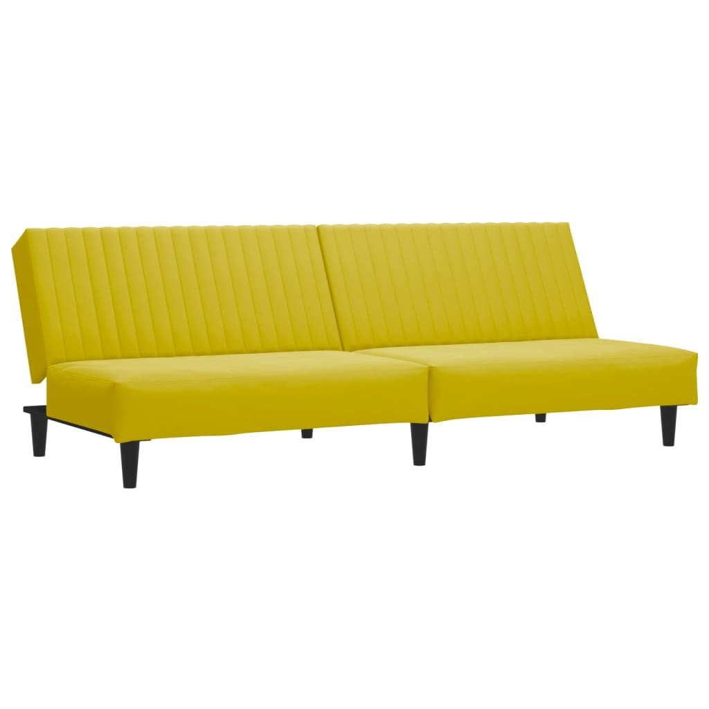 Ensemble de canapés 2 pcs jaune velours - XIOS