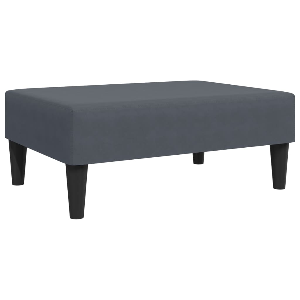 Ensemble de canapés 2 pcs gris foncé velours - XIOS