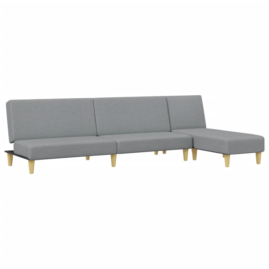 Ensemble de canapés 2 pcs gris clair tissu - XIOS