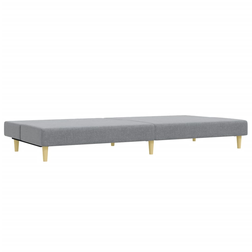Ensemble de canapés 2 pcs gris clair tissu - XIOS