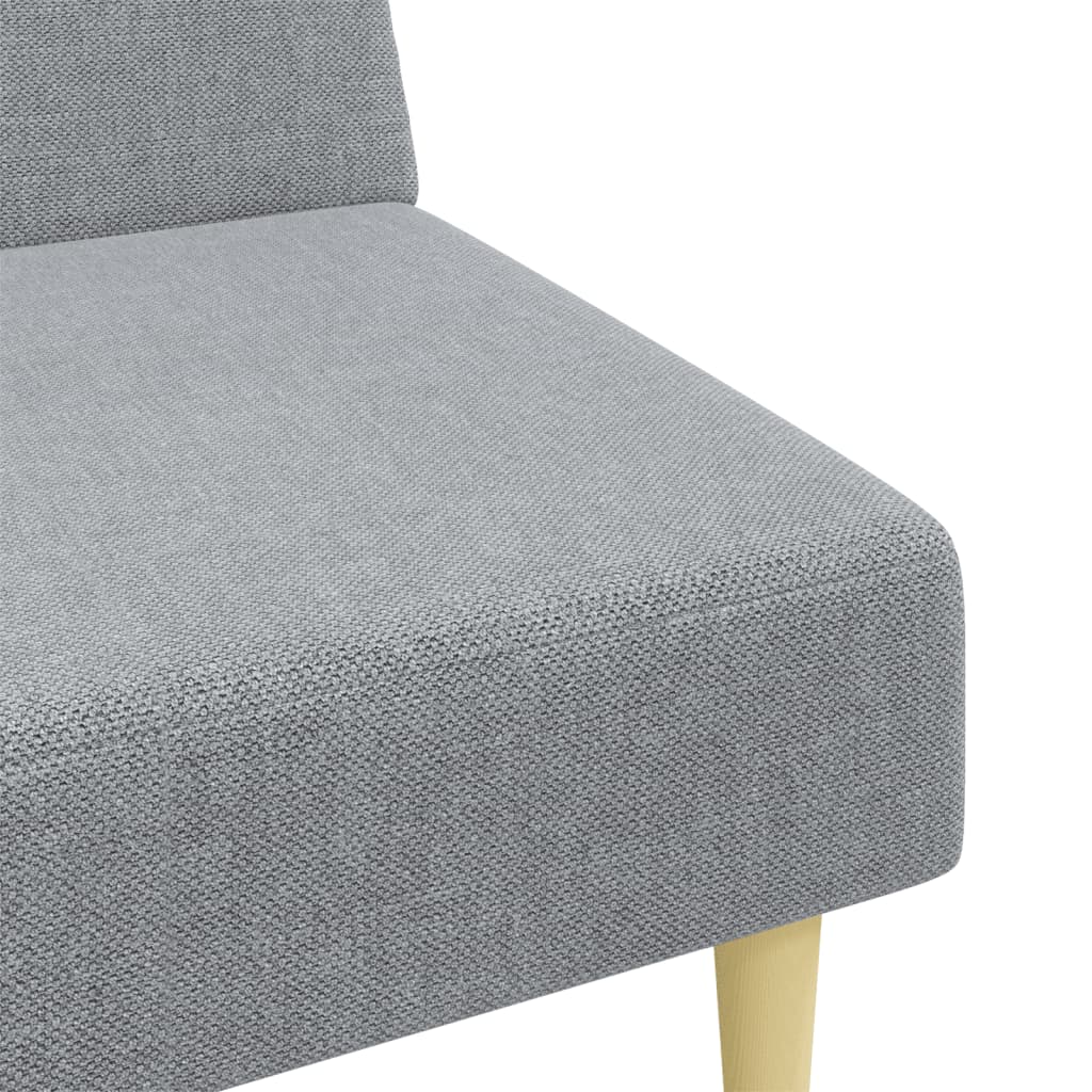 Ensemble de canapés 2 pcs gris clair tissu - XIOS