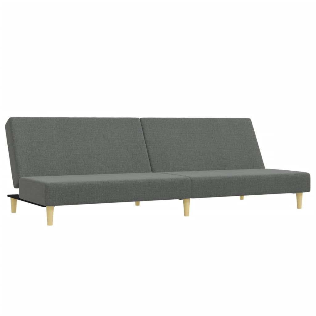 Ensemble de canapés 2 pcs gris foncé tissu - XIOS