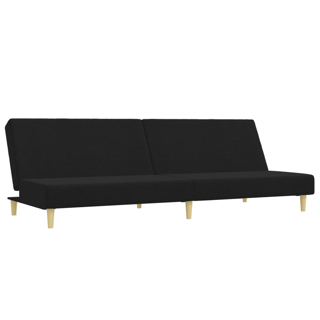 Ensemble de canapés 2 pcs noir tissu - XIOS
