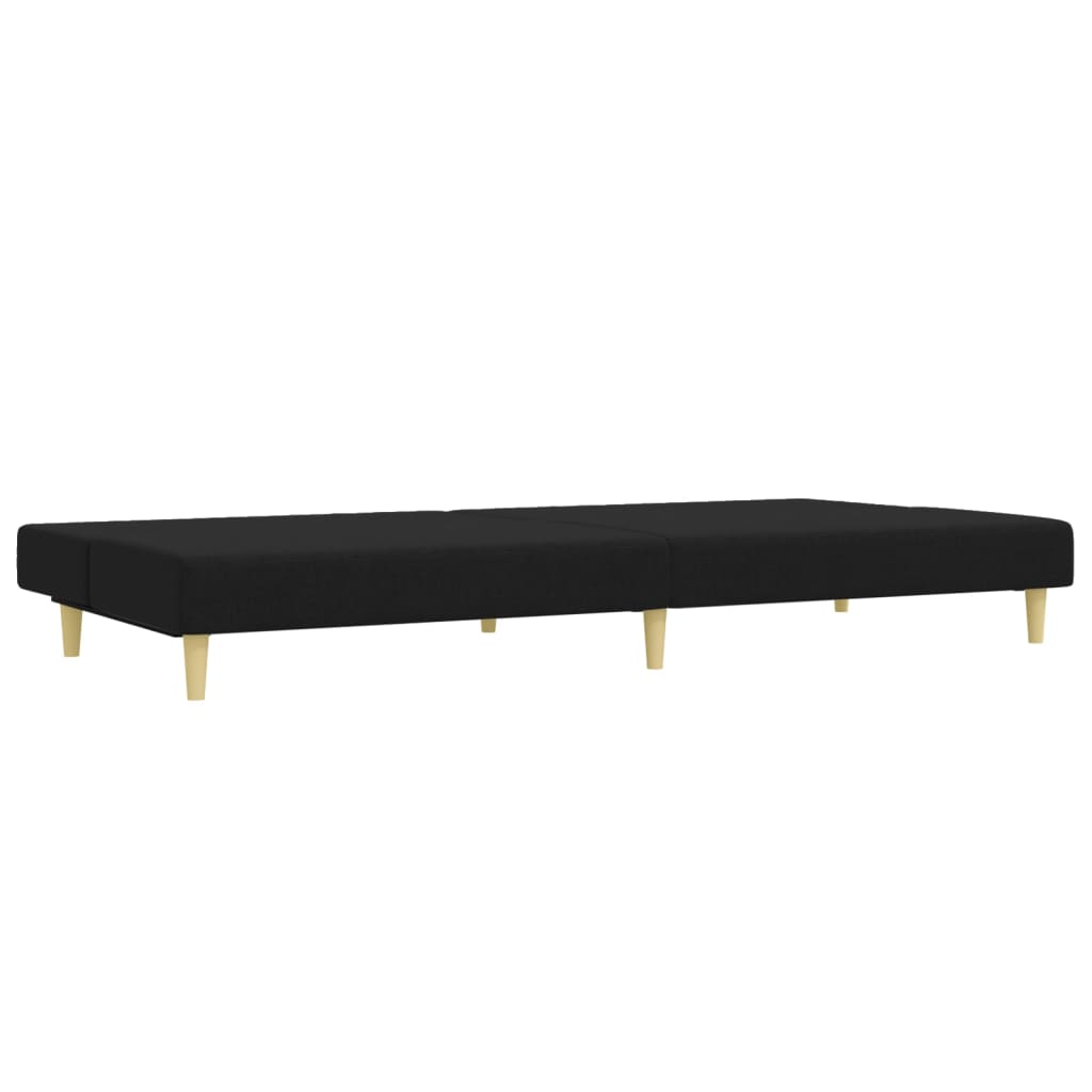 Ensemble de canapés 2 pcs noir tissu - XIOS