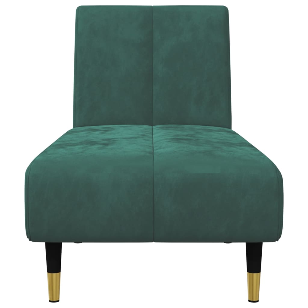 Ensemble de canapés 2 pcs vert foncé velours - XIOS