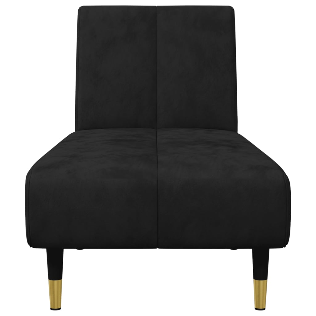 Ensemble de canapés 2 pcs noir velours - XIOS