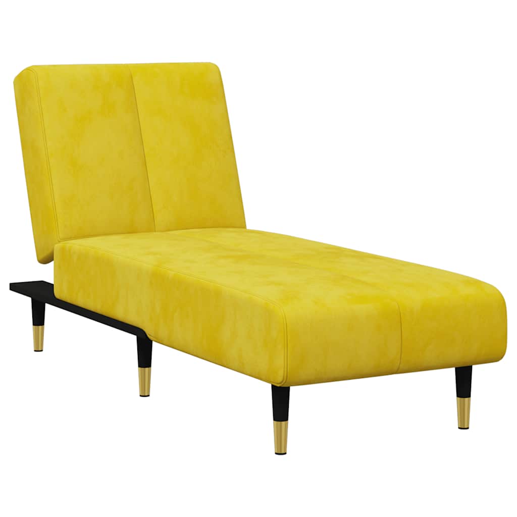 Ensemble de canapés 2 pcs jaune velours - XIOS