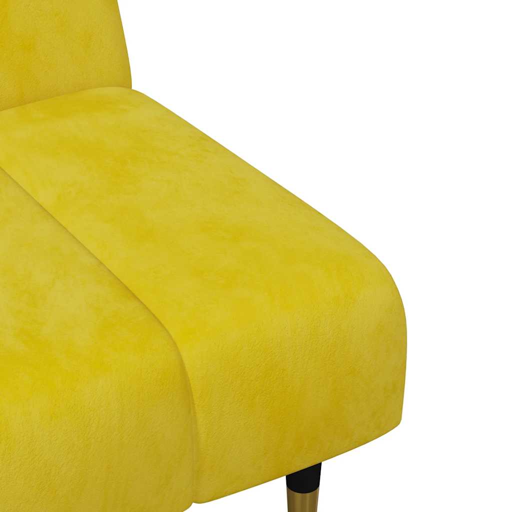Ensemble de canapés 2 pcs jaune velours - XIOS