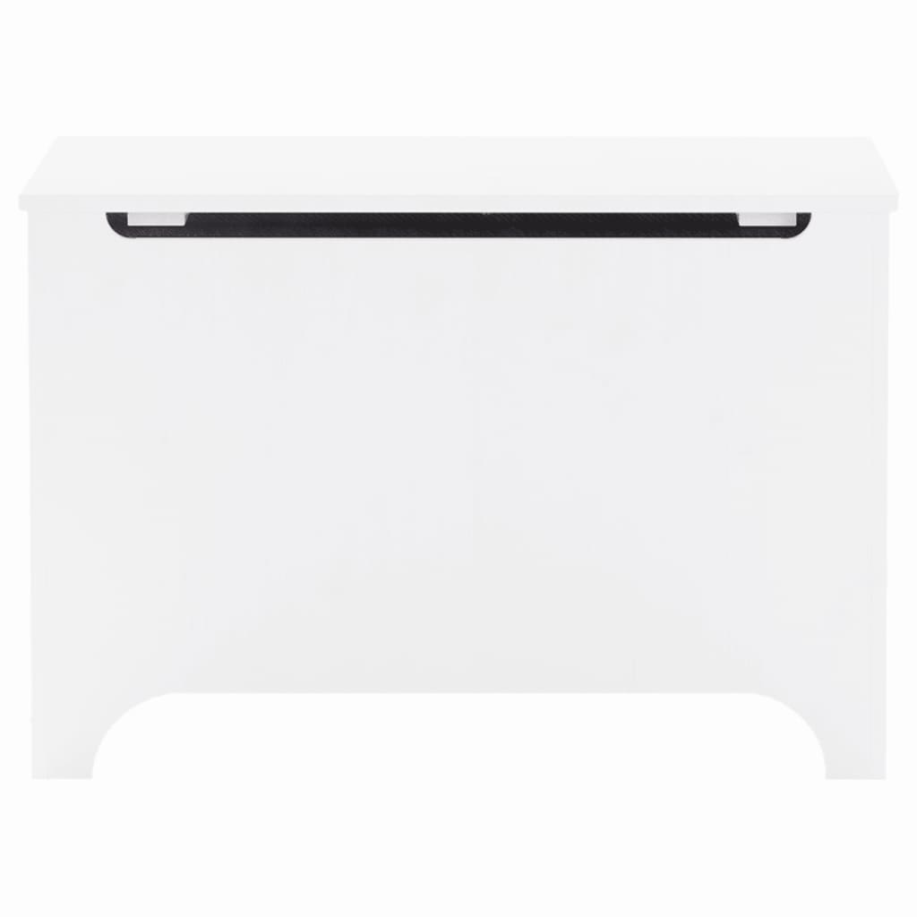 Boîte de rangement avec couvercle RANA blanc bois massif de pin - XIOS