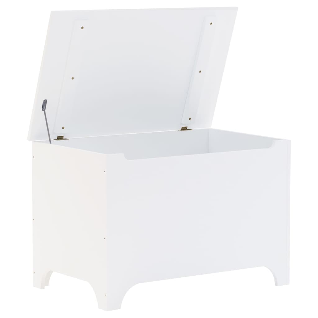 Boîte de rangement avec couvercle RANA blanc bois massif de pin - XIOS