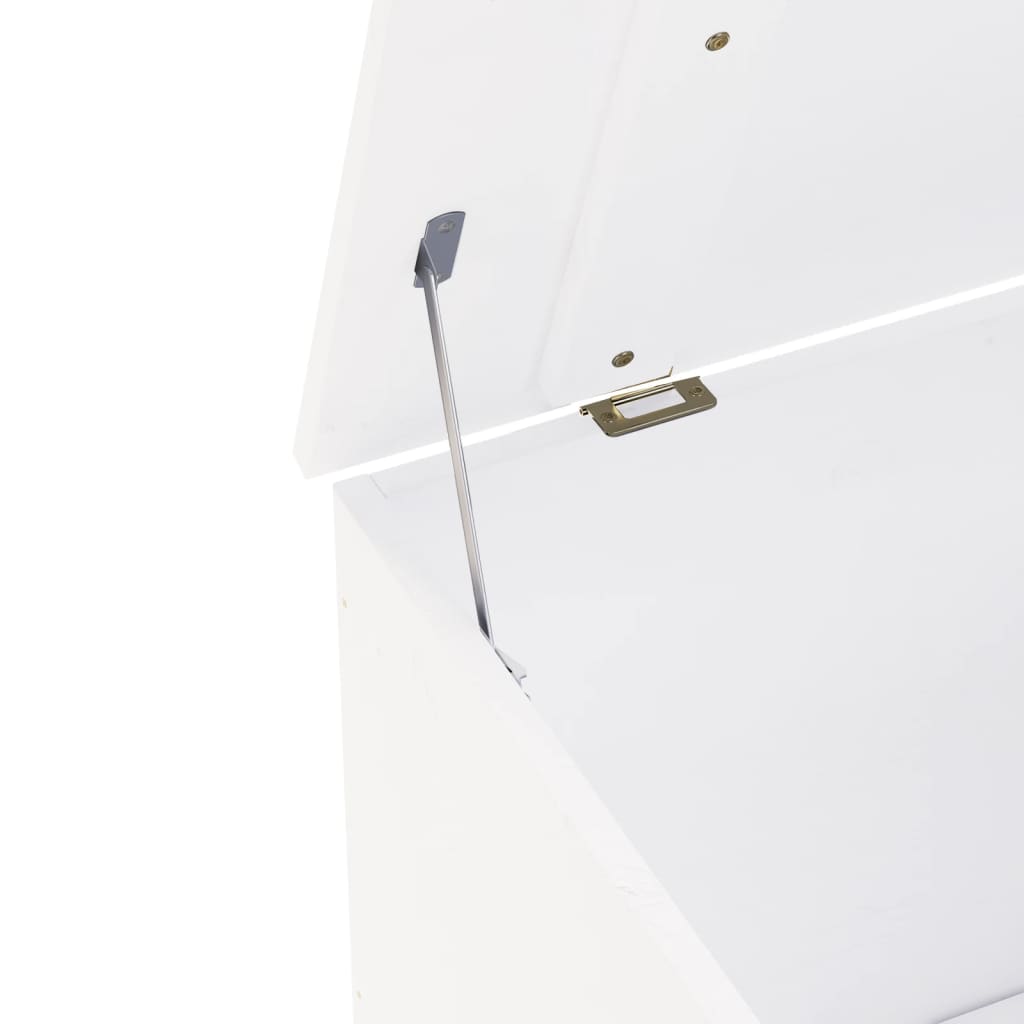 Boîte de rangement avec couvercle RANA blanc bois massif de pin - XIOS