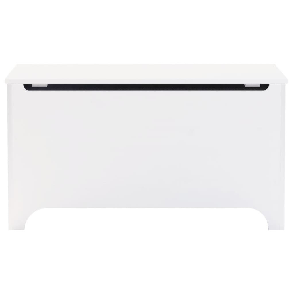 Boîte de rangement avec couvercle RANA blanc bois massif de pin Coffres de rangement vidaXL