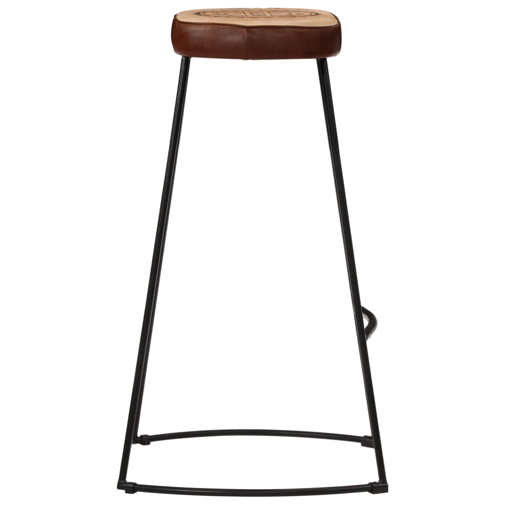 Ensemble de bar 3 pcs bois de manguier brut massif et métal - XIOS