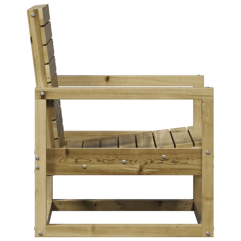 Salon de jardin 3 pcs bois de pin imprégné - XIOS