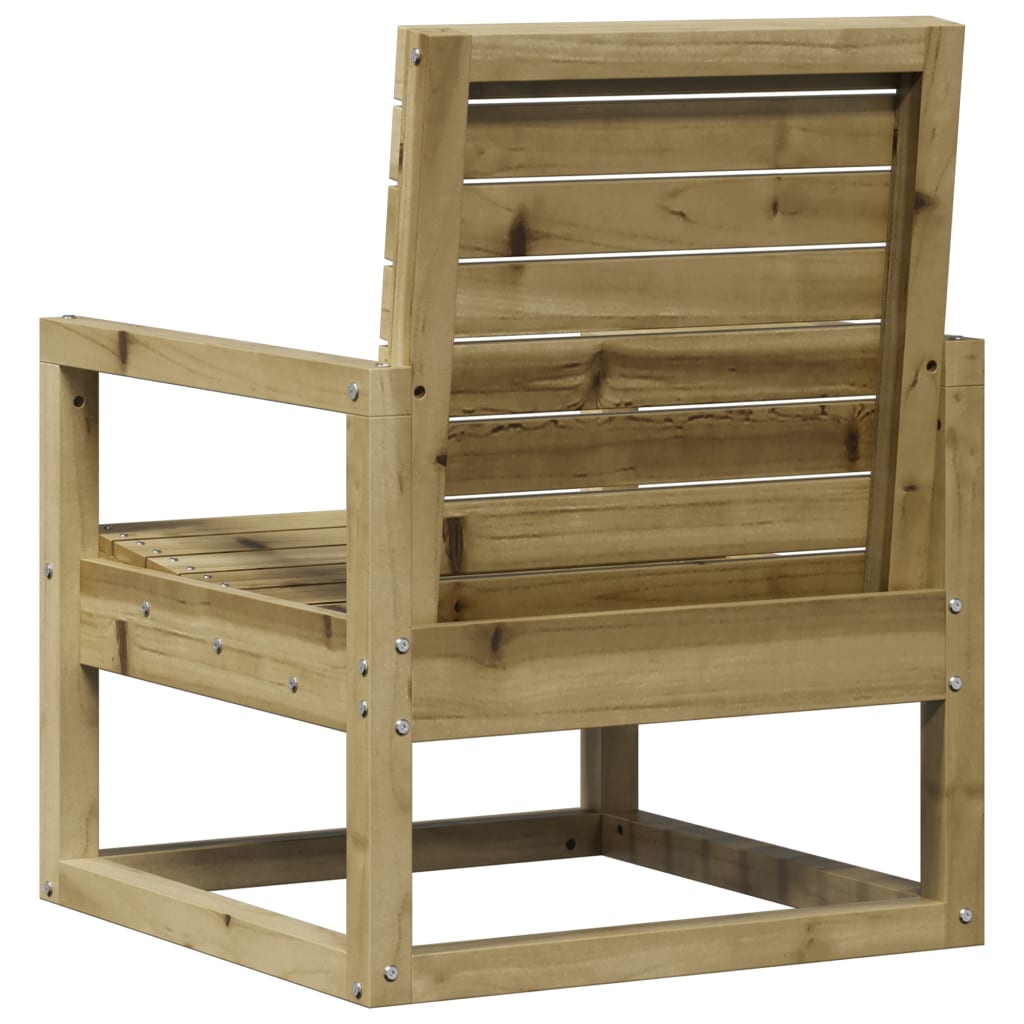 Salon de jardin 3 pcs bois de pin imprégné - XIOS
