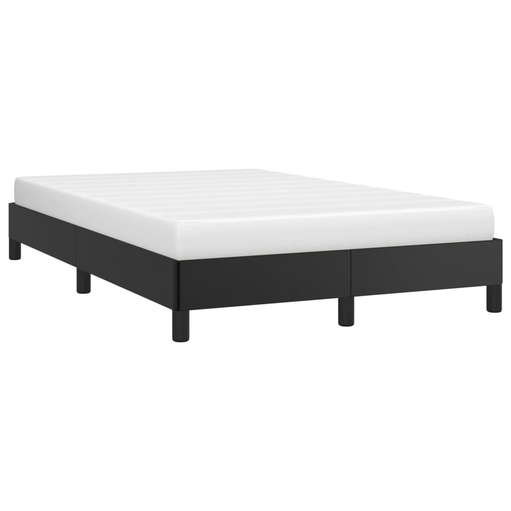 Cadre de lit sans matelas noir 120x190 cm similicuir - XIOS