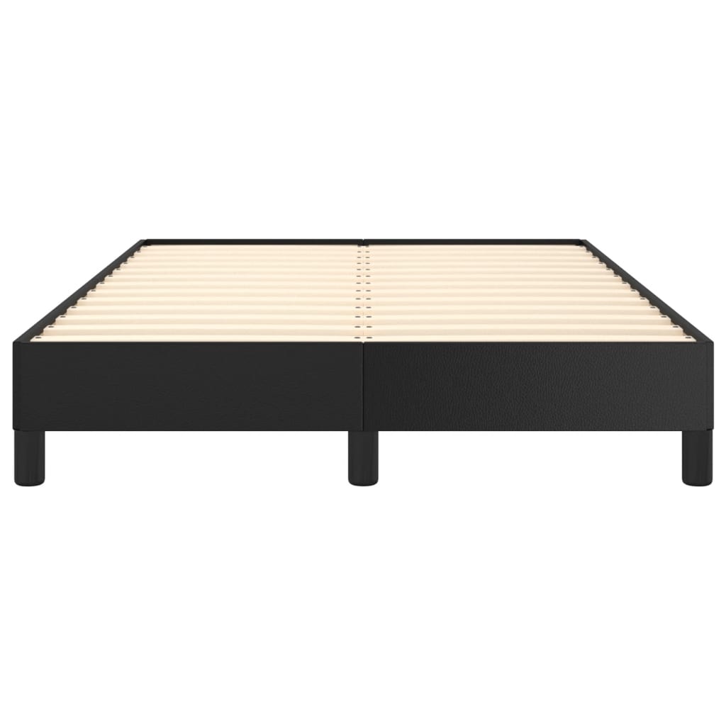 Cadre de lit sans matelas noir 120x190 cm similicuir - XIOS