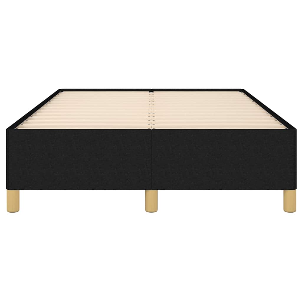 Cadre de lit sans matelas noir 120x190 cm tissu - XIOS