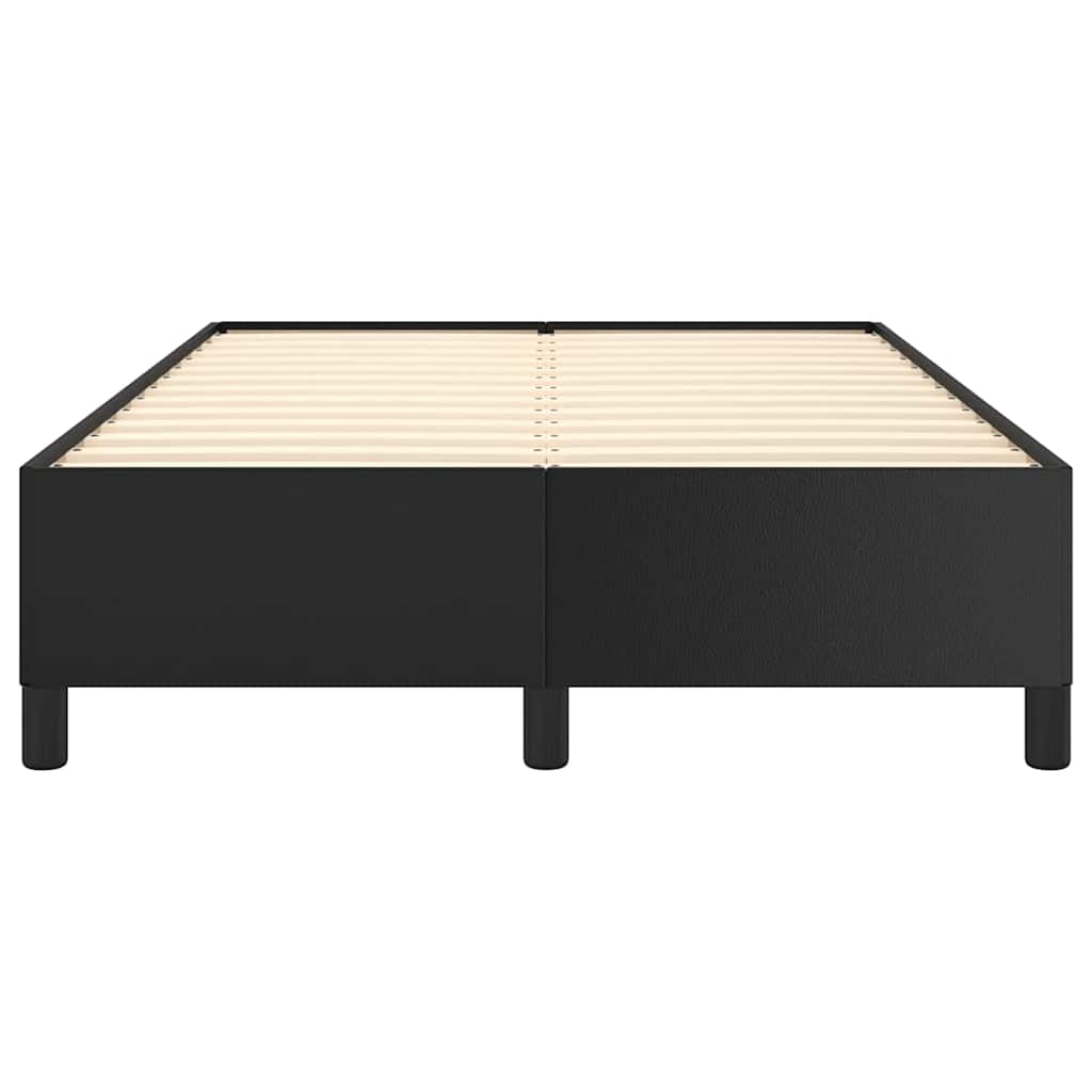Cadre de lit sans matelas noir 120x190 cm similicuir - XIOS