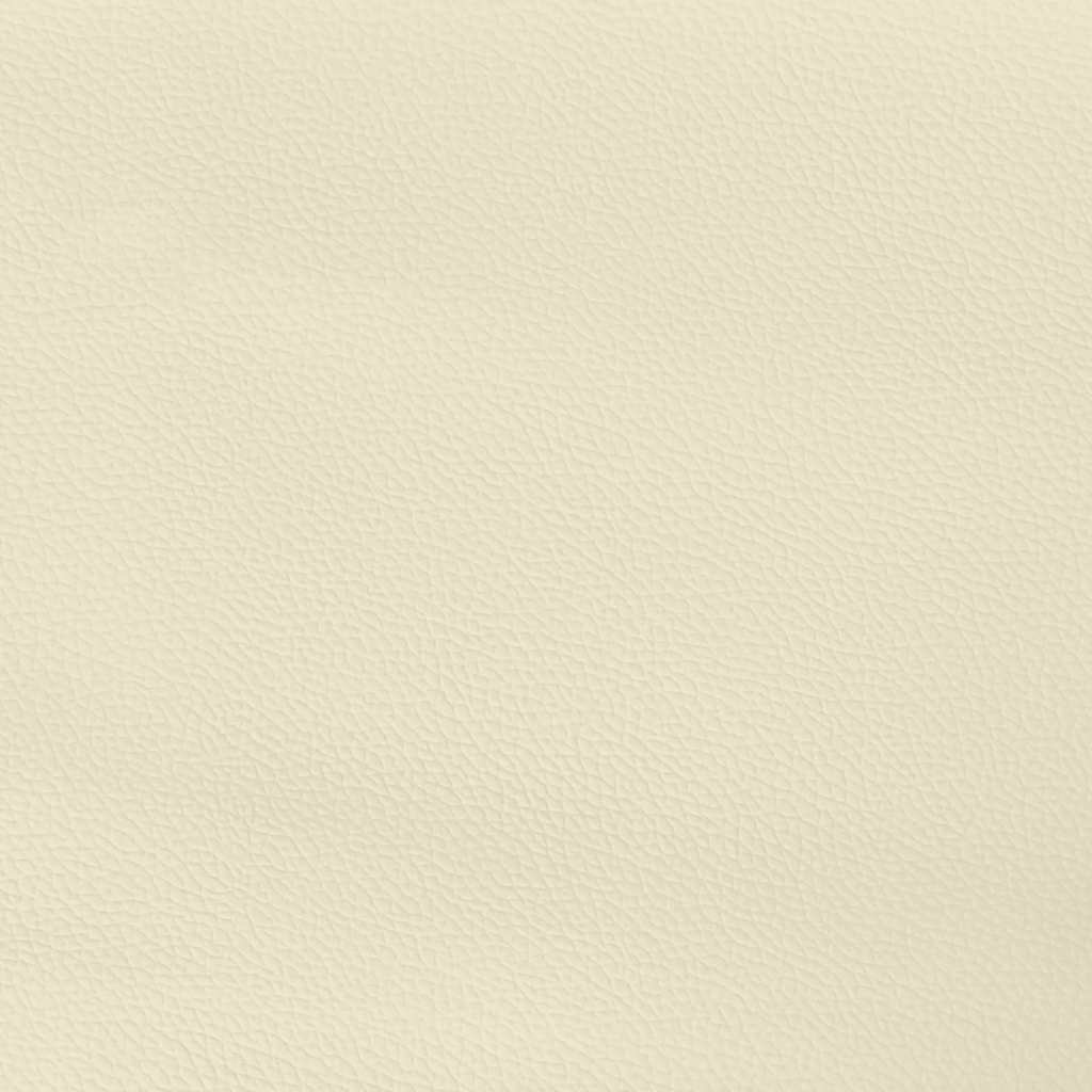 Cadre de lit sans matelas crème 120x190 cm similicuir - XIOS