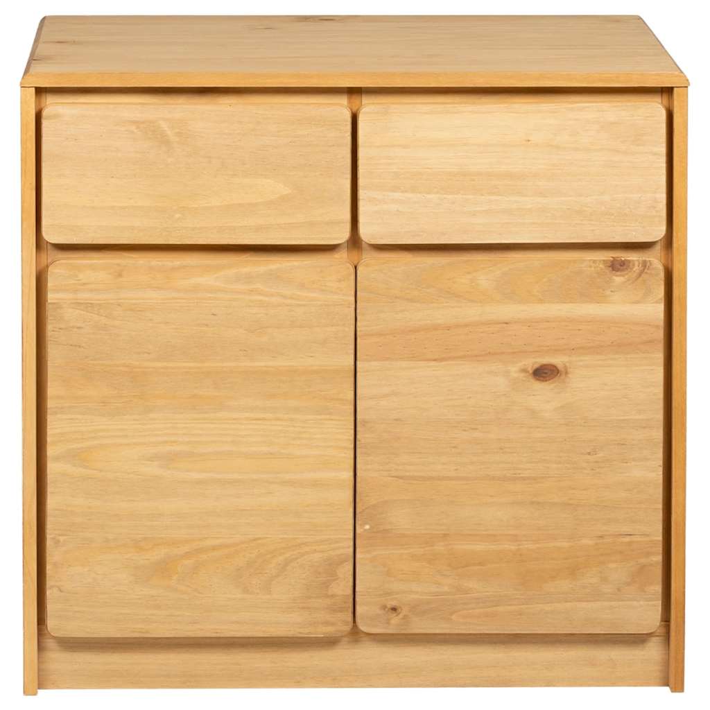 Buffet SAUDA chêne 80x43x75,5 cm bois massif de pin - XIOS