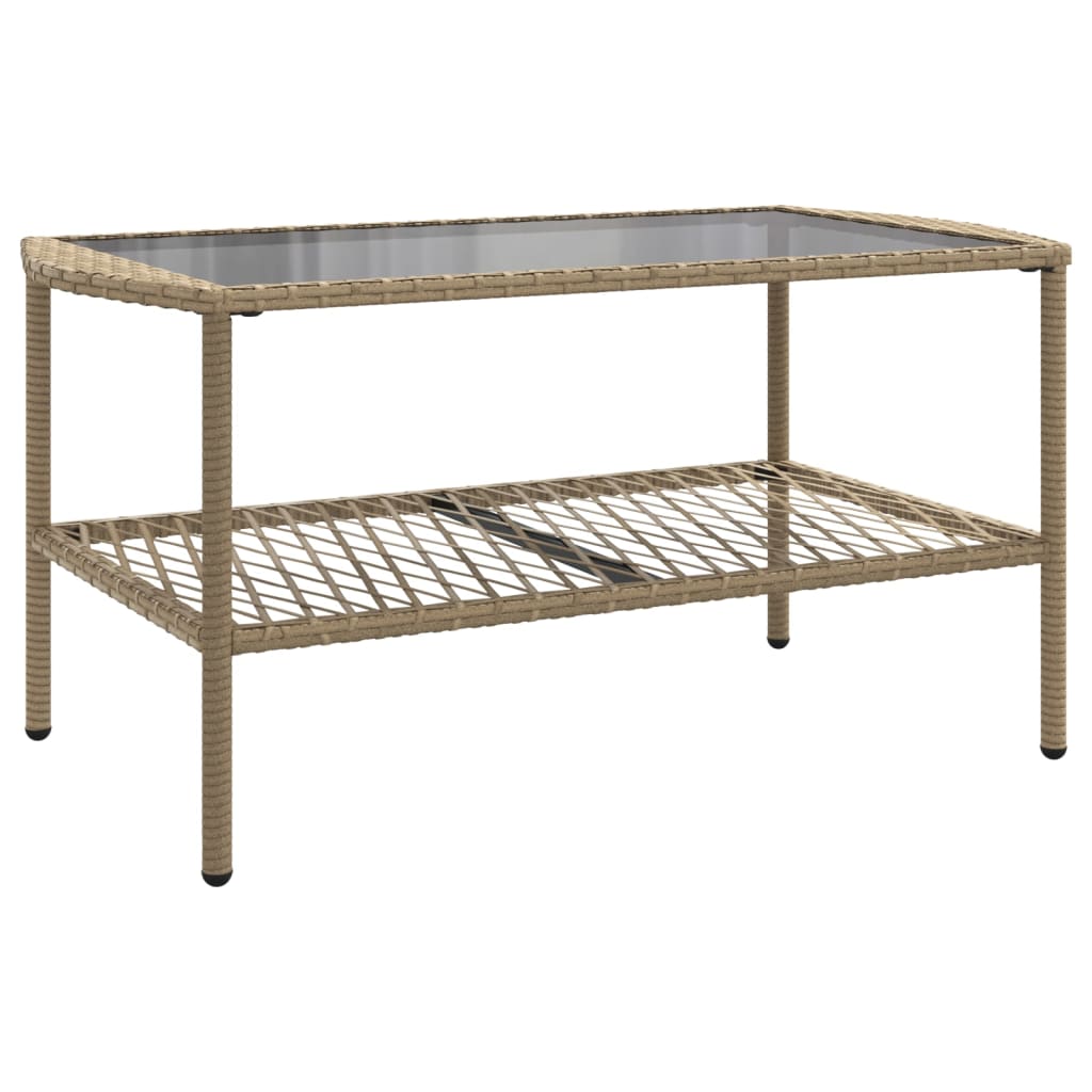 Salon de jardin avec coussins 4 pcs beige résine tressée Salons de jardin vidaXL