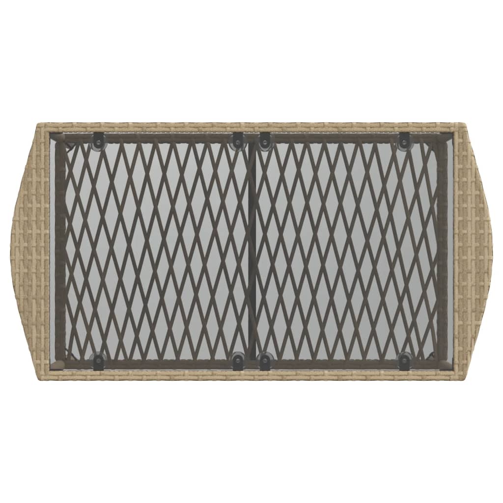 Salon de jardin avec coussins 4 pcs beige résine tressée Salons de jardin vidaXL