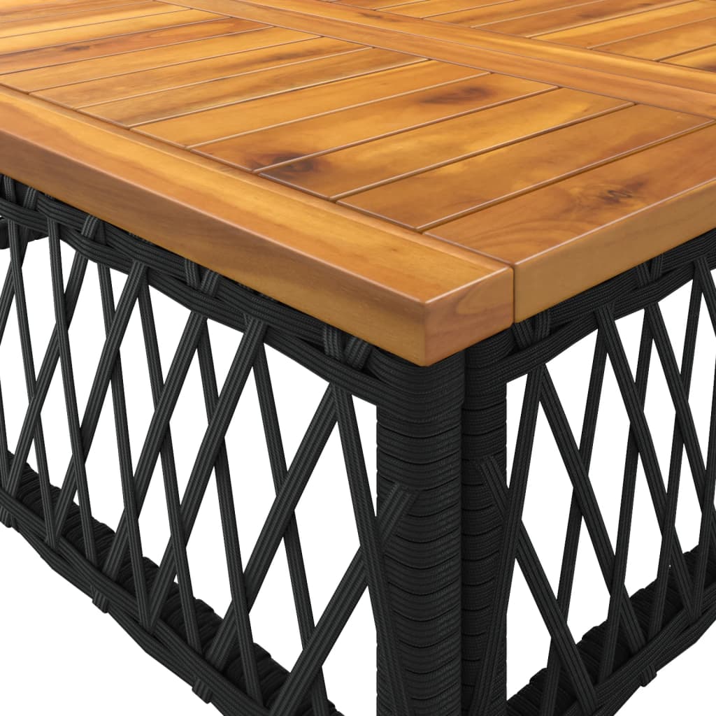 Canapés de jardin 2 pcs avec coussins Noir Résine tressée - XIOS