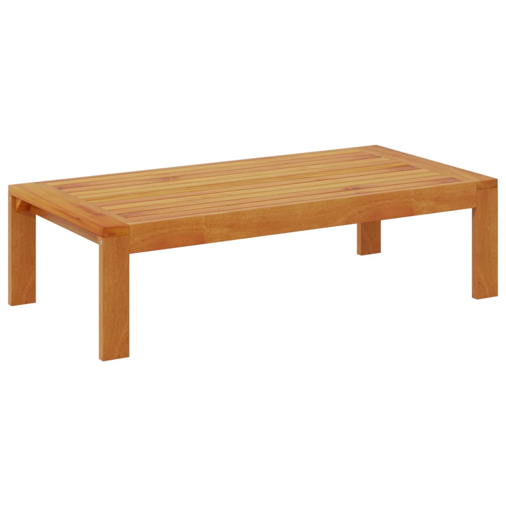 Table de jardin 100x50x27 cm bois d'acacia solide Éléments pour canapés modulables de jardin vidaXL
