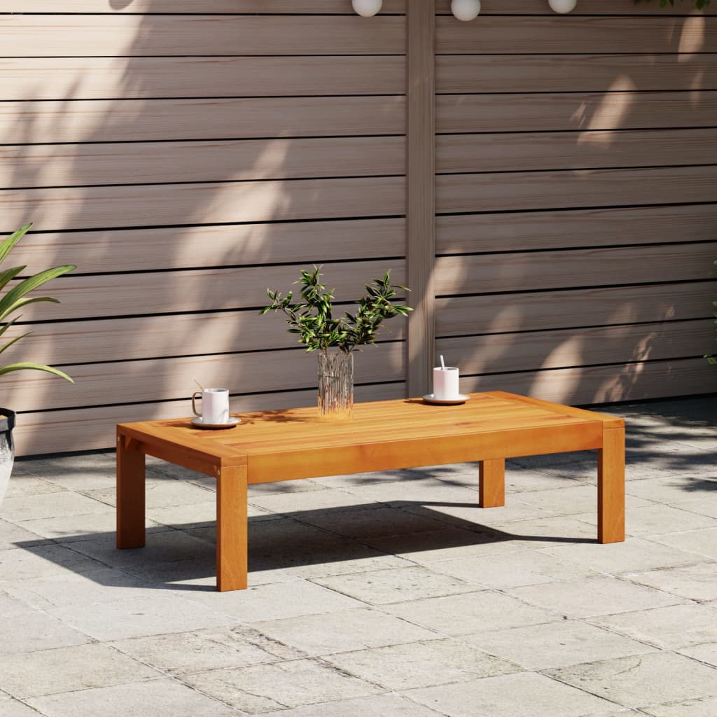 Table de jardin 100x50x27 cm bois d'acacia solide Éléments pour canapés modulables de jardin vidaXL