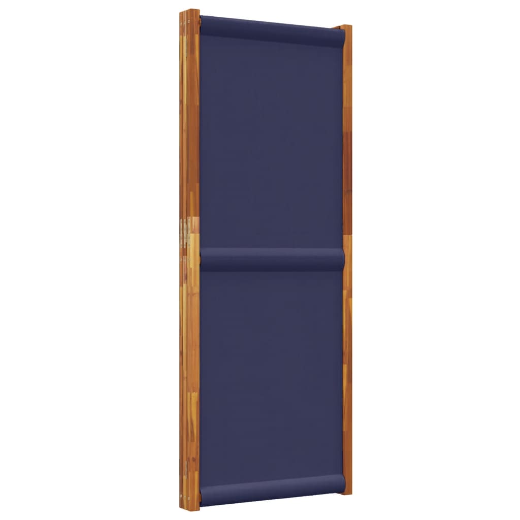 Cloison de séparation 3 panneaux bleu foncé 210x180 cm - XIOS