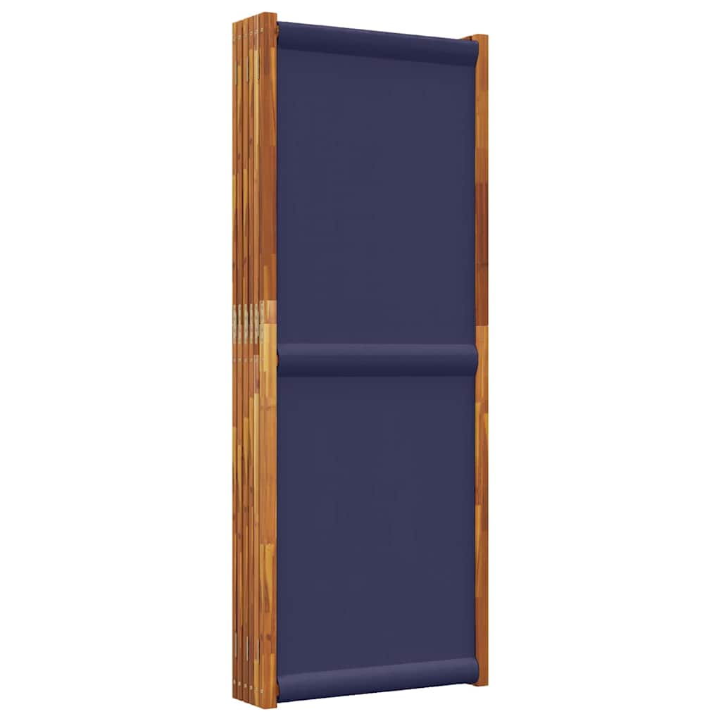 Cloison de séparation 6 panneaux bleu foncé 420x180 cm - XIOS