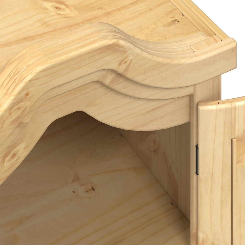 Garde-robe Corona 55x52x170 cm bois de pin massif - XIOS