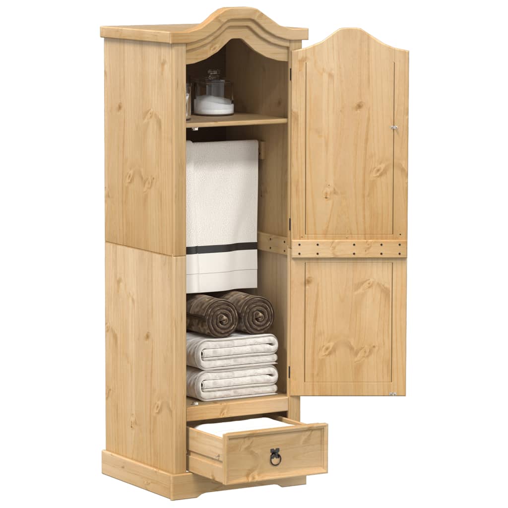 Garde-robe Corona 55x52x170 cm bois de pin massif - XIOS