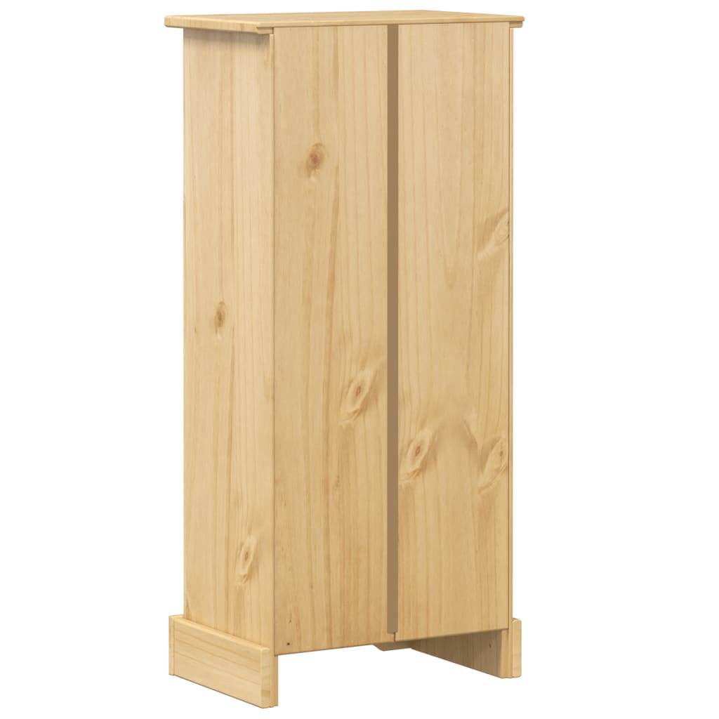 Bibliothèque Corona 46x29x100 cm bois de pin massif - XIOS