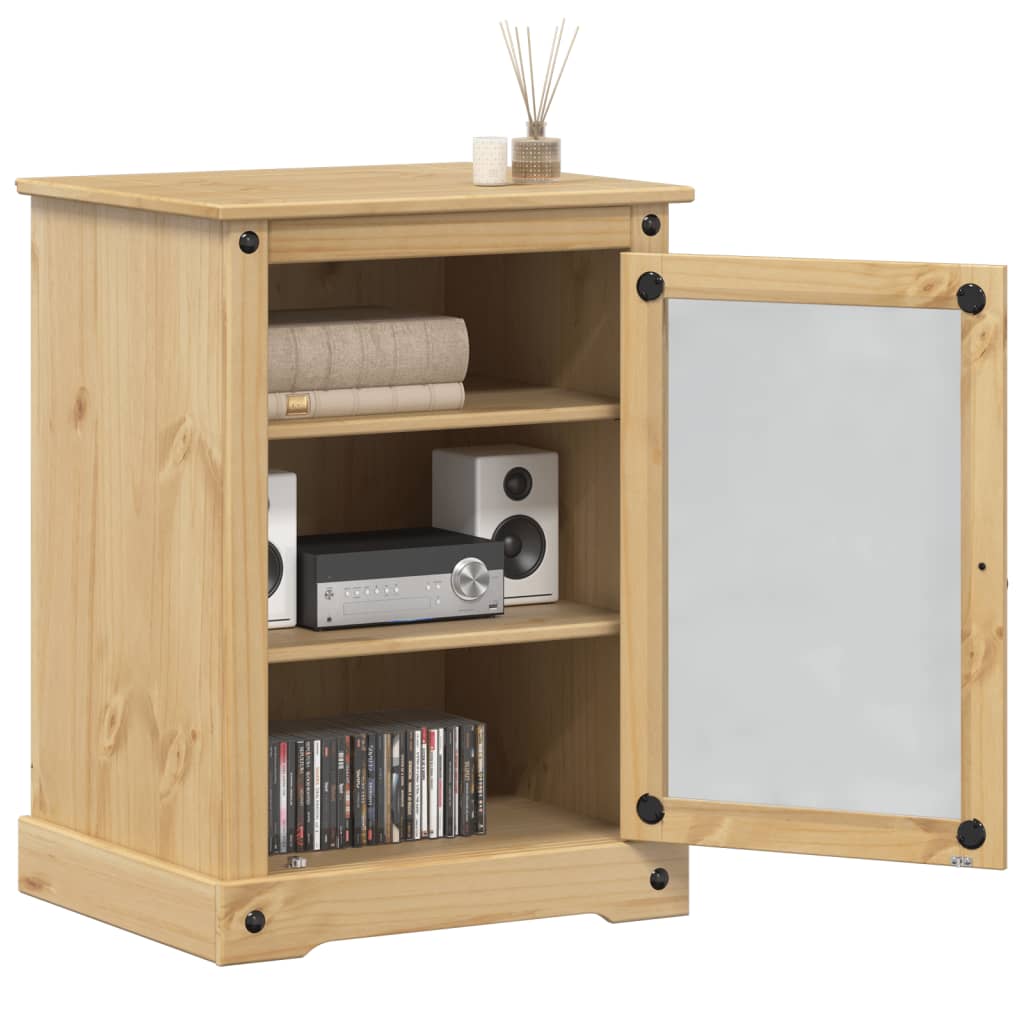 Meuble HiFi Corona 60x50x82 cm bois de pin massif - XIOS