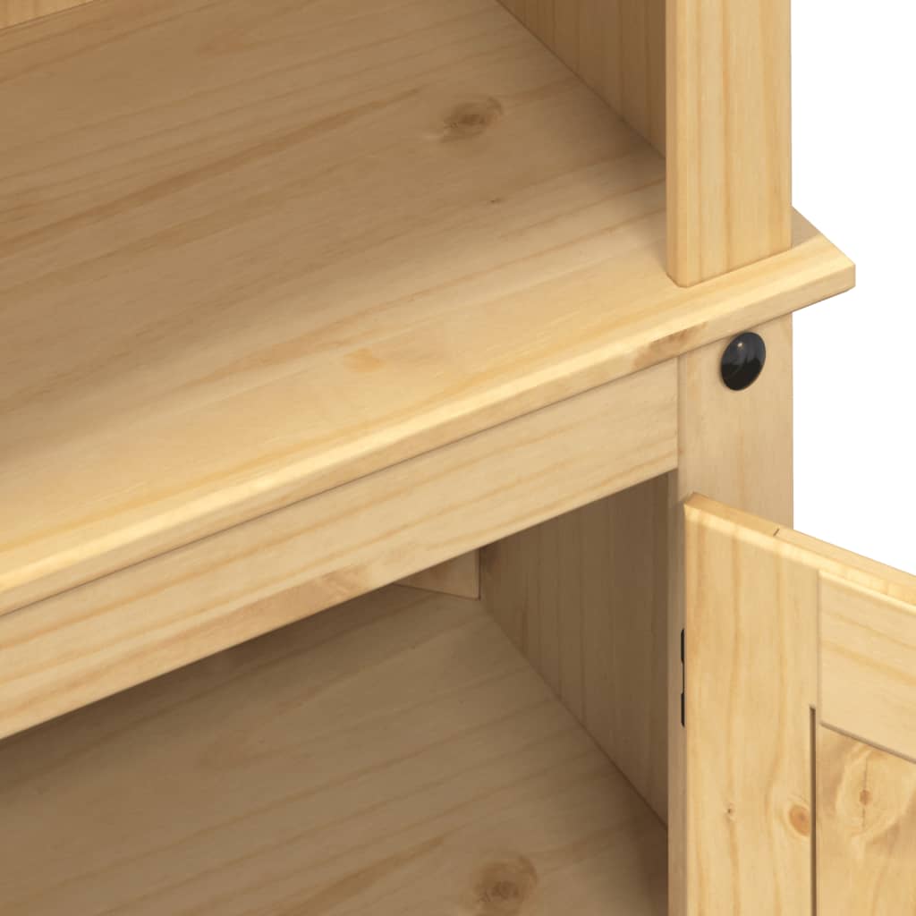 Buffet haut Corona 74x38x170 cm bois de pin massif - XIOS