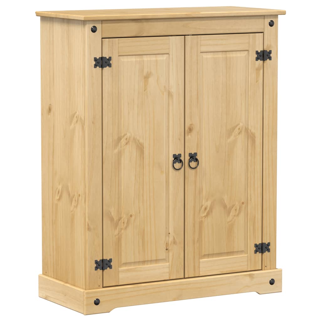 Armoire à chaussures Corona 86x38,5x108 cm bois de pin massif - XIOS