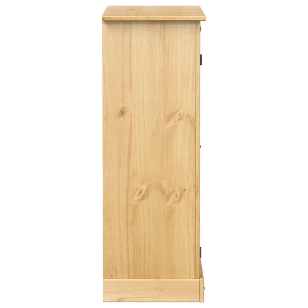 Armoire à chaussures Corona 86x38,5x108 cm bois de pin massif - XIOS
